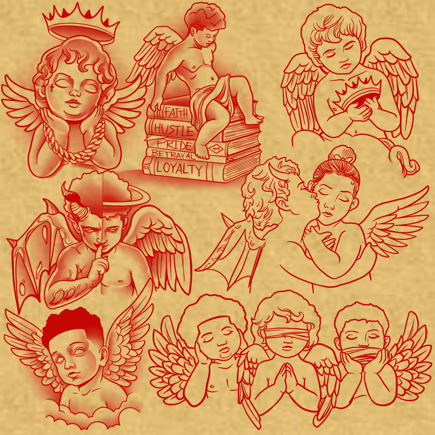 Baby angels *Procreate BrushSet